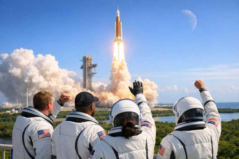 Artemis II Sets Course for Moon