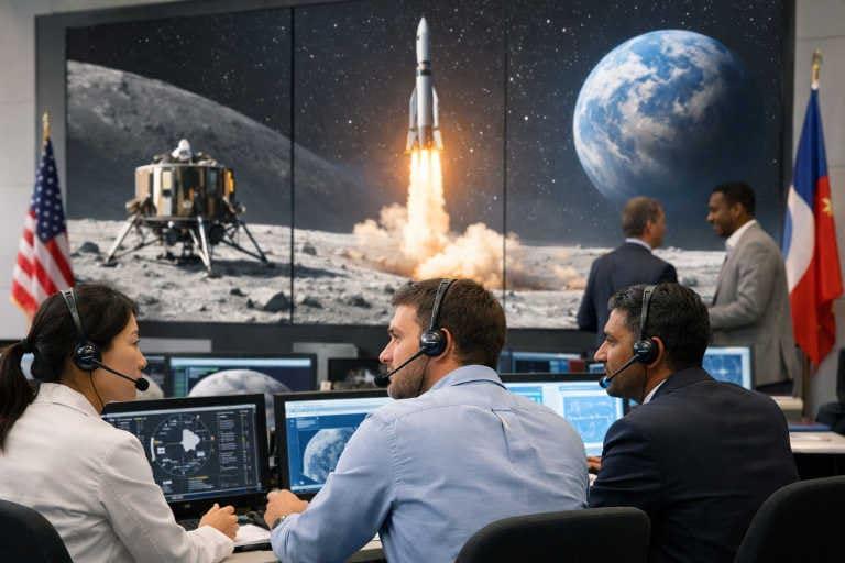 The Race for the Future of the Moon