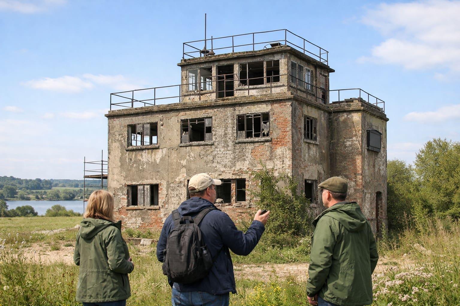Abandoned Battle of Britain control tower to become a home for holidaymakers … and six species of bat