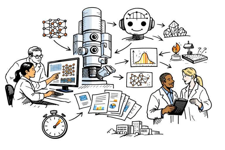 AI turns electron microscopy into materials insights in minutes