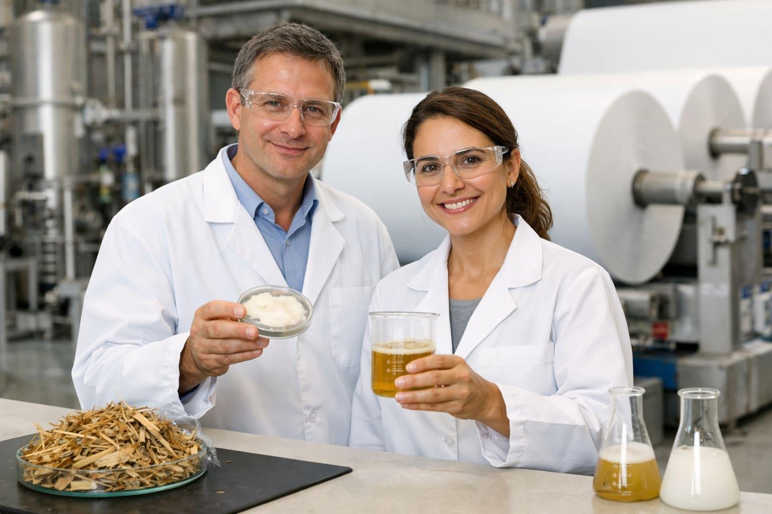 An enzyme produced by fungus may replace chemicals in the paper industry