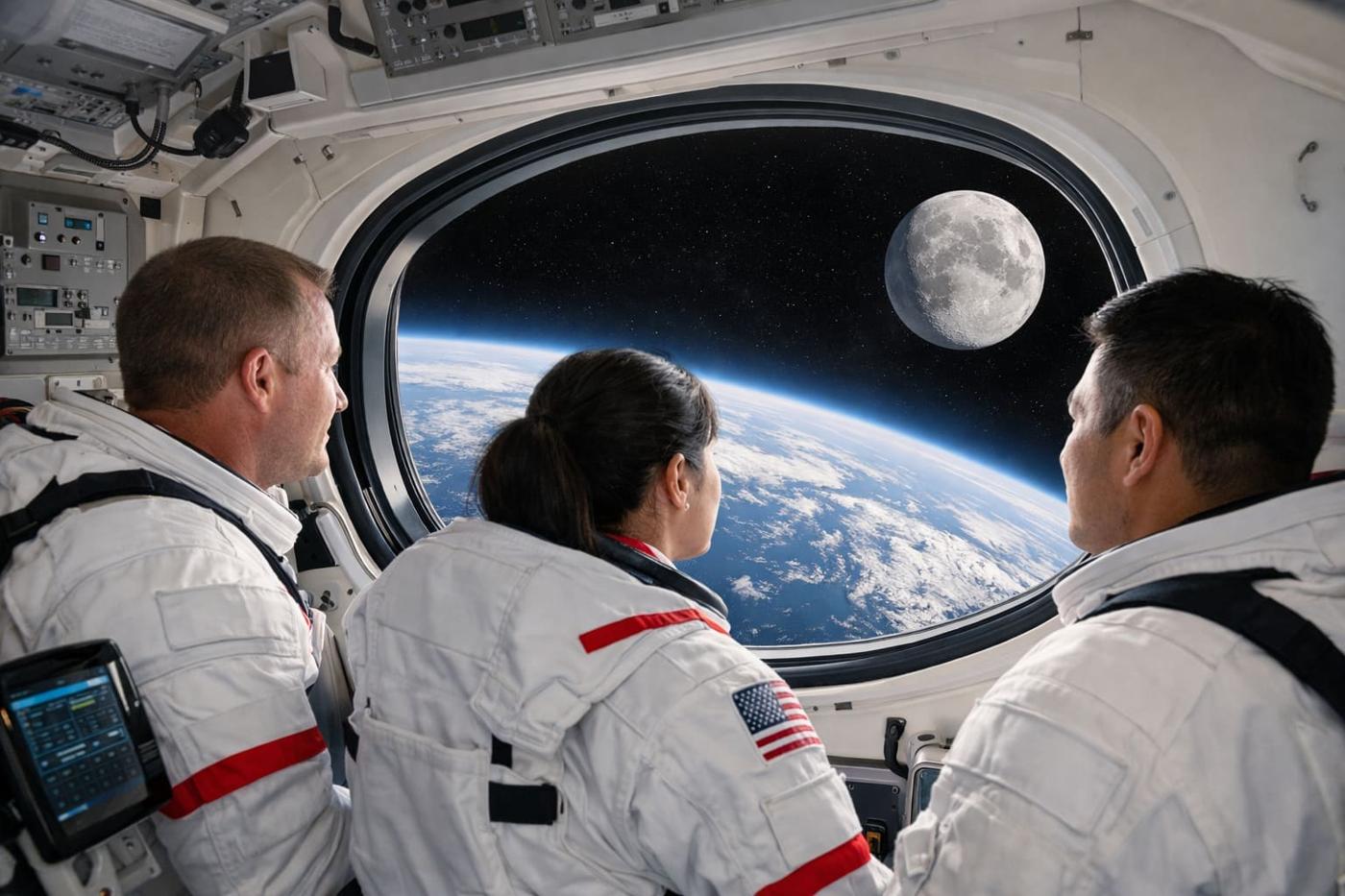 Artemis astronauts more than halfway to Moon, putting Earth in rearview