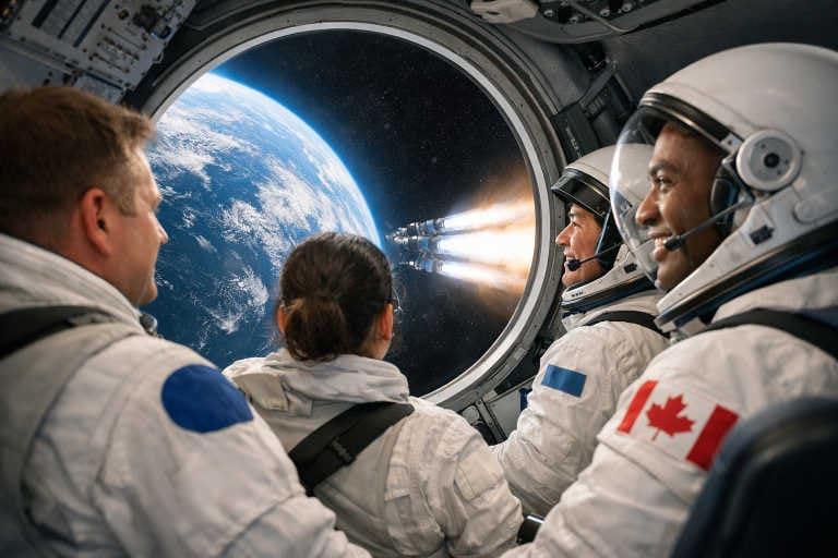 Artemis II astronauts leave Earth's orbit, rocket towards Moon