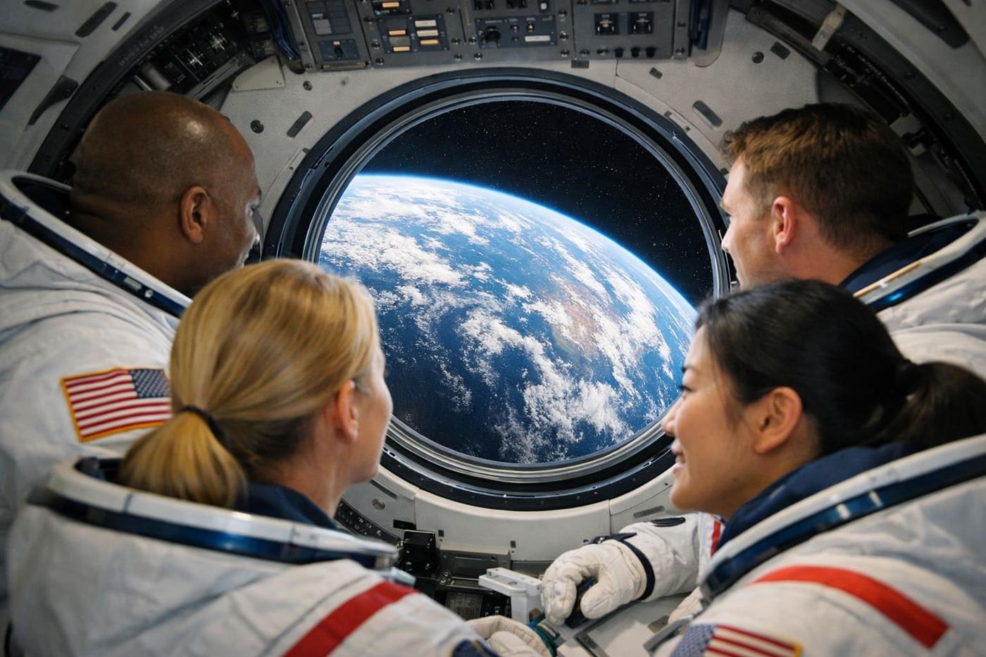 Artemis II astronauts now closer to the moon than the Earth