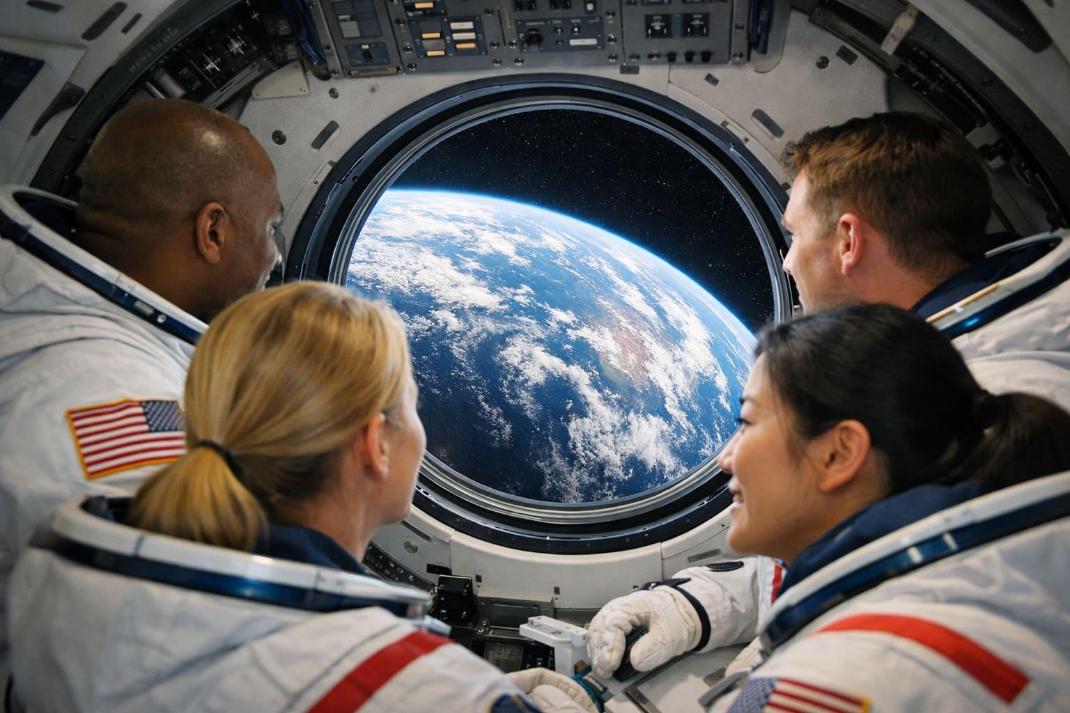 Artemis II astronauts now closer to the moon than the Earth