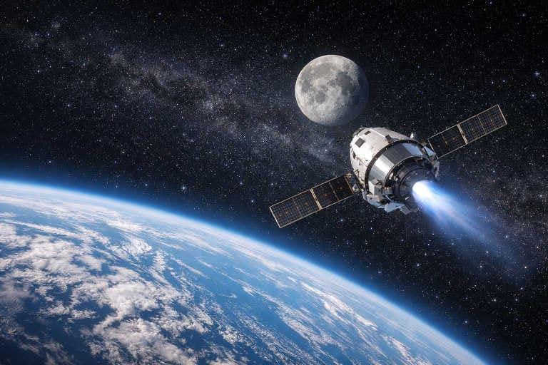 Artemis II leaves Earth's orbit on track for far side of the Moon