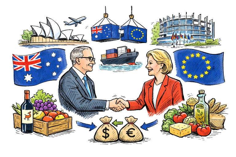 Australia and EU strike free trade deal