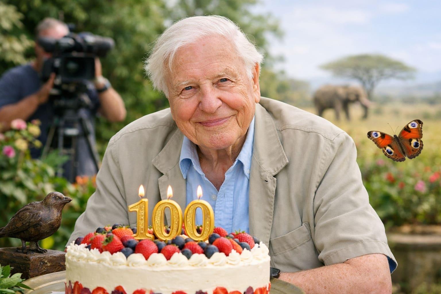 Celebrated broadcaster and naturalist David Attenborough turns 100