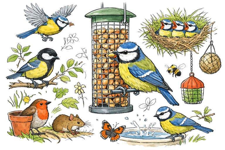 Celebrating the Blue Tit: A Common Yet Remarkable Garden Bird