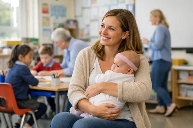 Extend fully paid maternity leave for UK teachers to stem exodus, union says