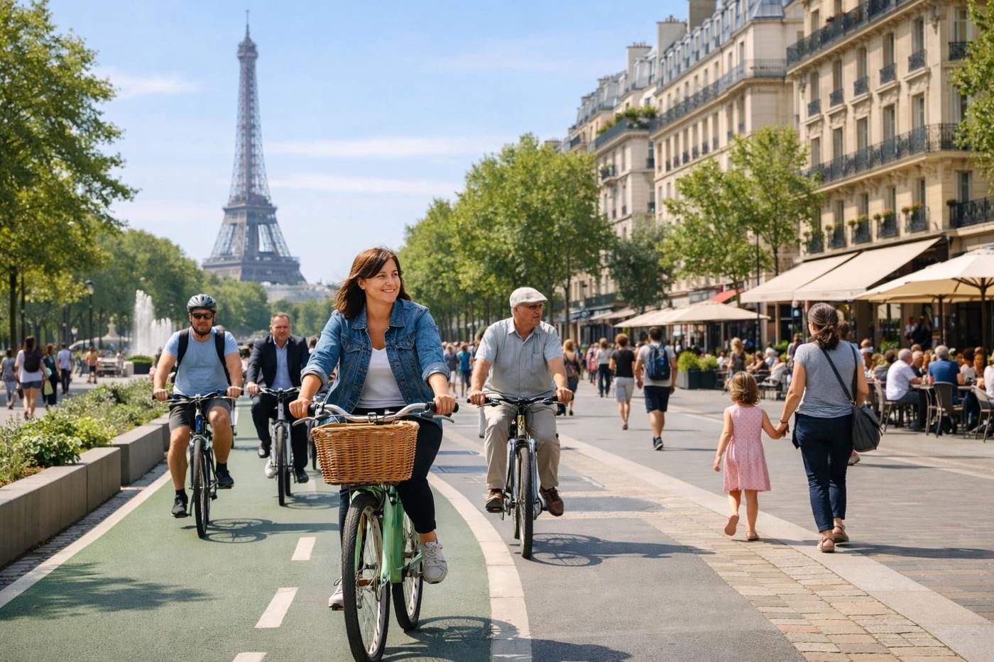 How Paris Swapped Cars for Bikes – and Transformed Its Streets