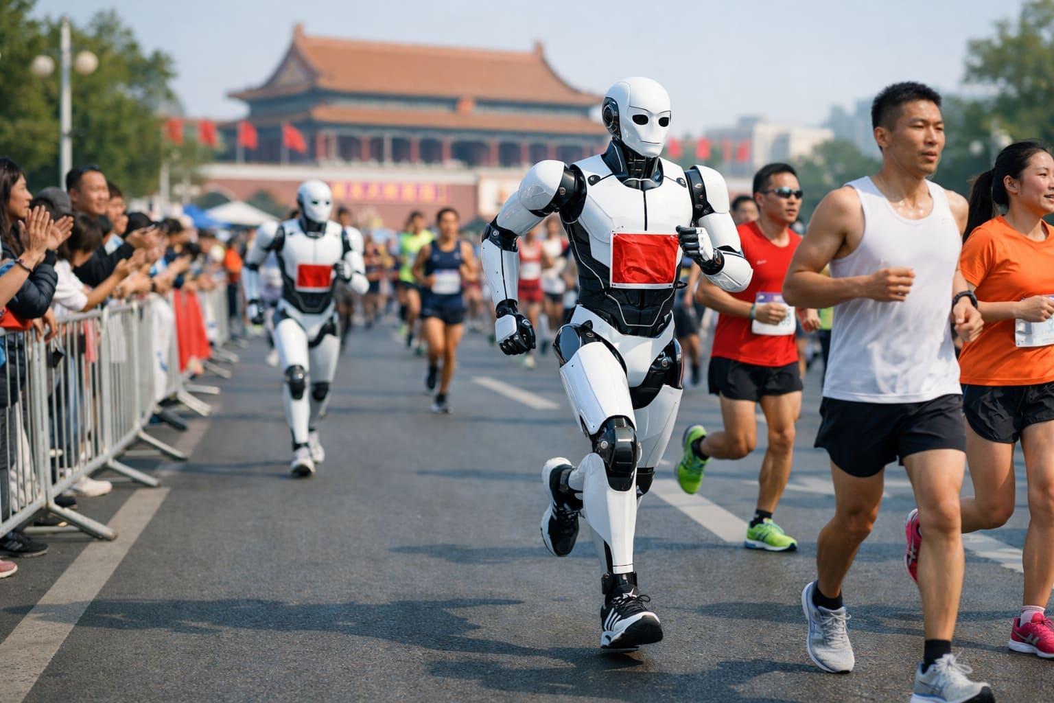 Humanoid Robots Outpace Humans in Beijing Half-Marathon