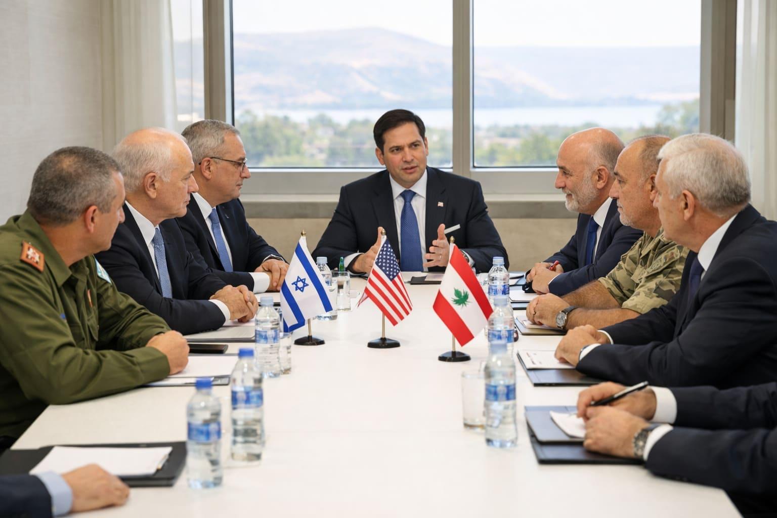 Israel and Lebanon hold direct talks for first time in decades