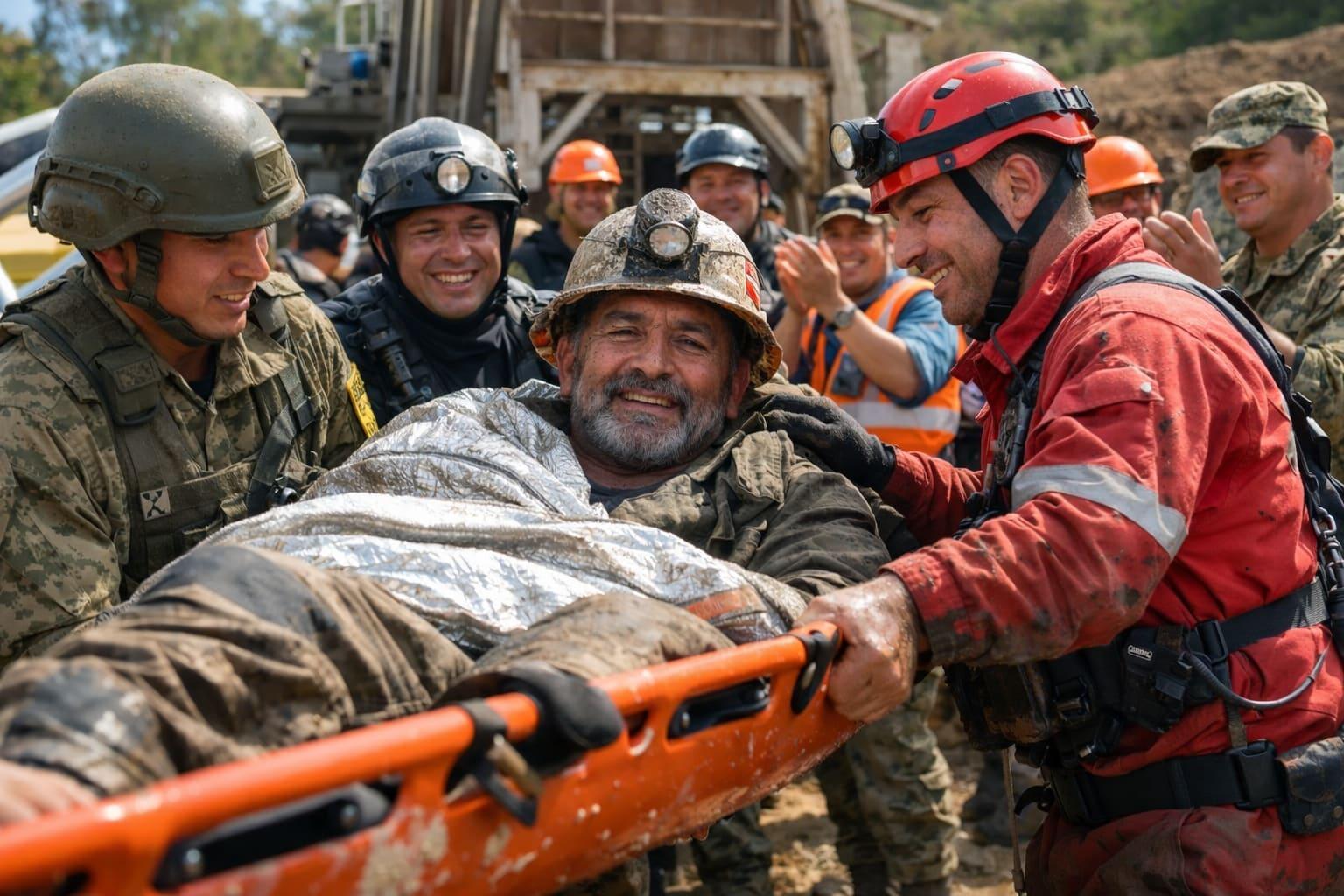 Mexico: Miner rescued alive after 14 days trapped underground