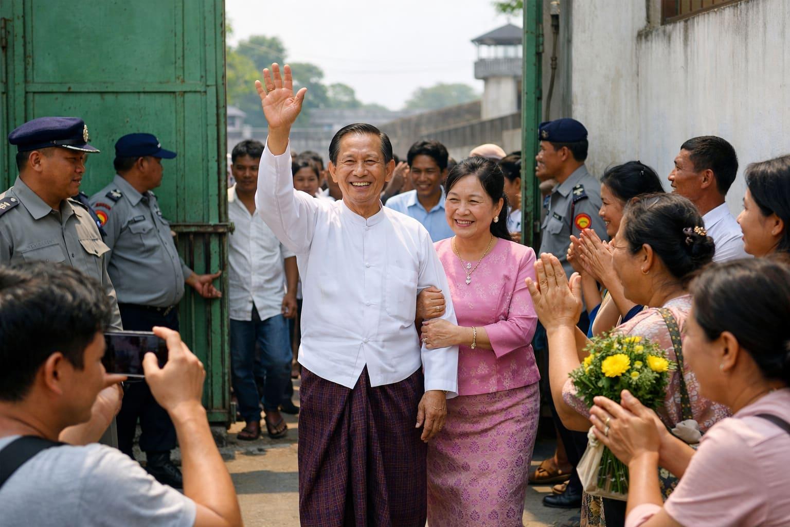 Myanmar Pardons Over 4,000 Prisoners, Including Deposed President