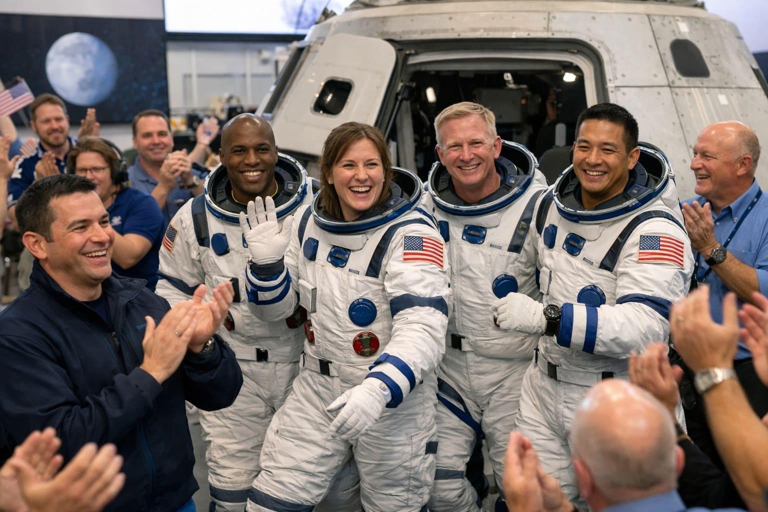 NASA Cheers First Successful Moon Mission Since 1972