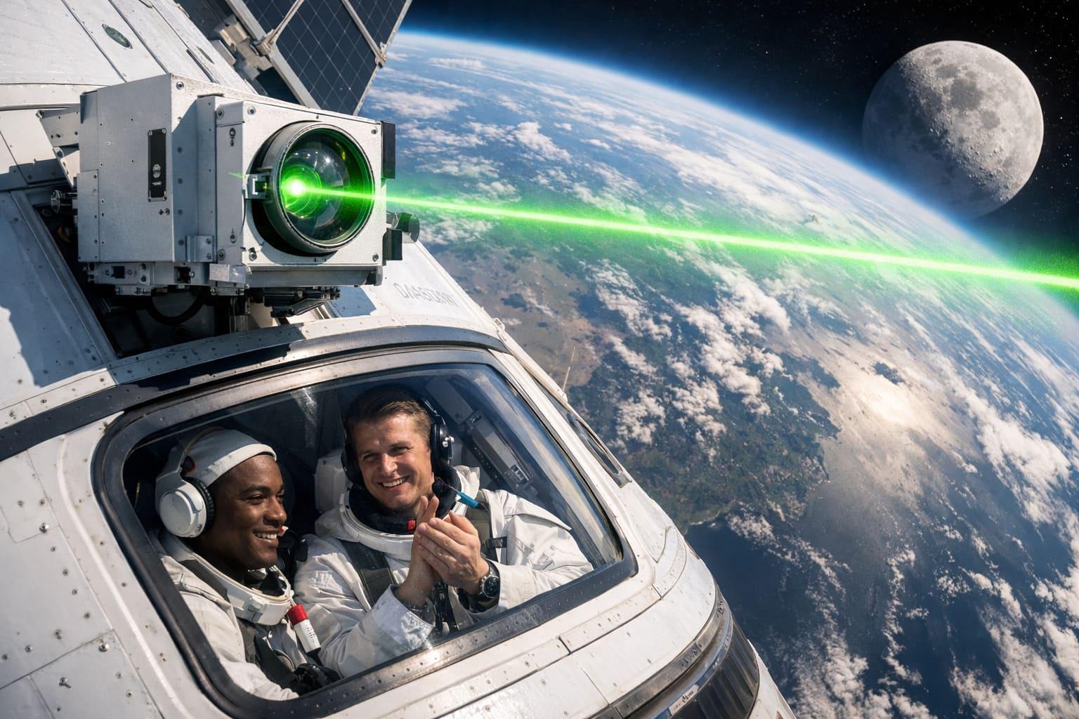 NASA Laser Terminal enhances views during Artemis II mission