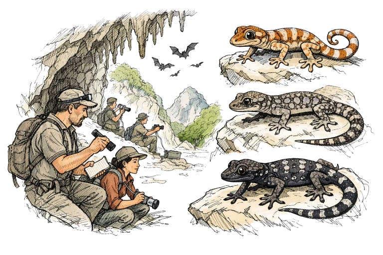 New Species of Geckos Discovered in Cambodia's Limestone Caves