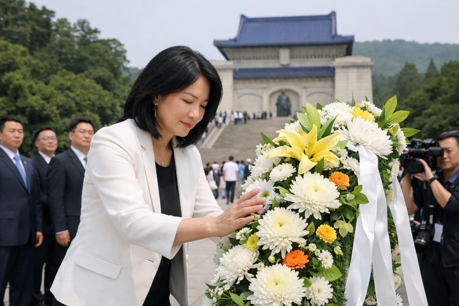 On rare China visit, Taiwan’s opposition leader calls for reconciliation