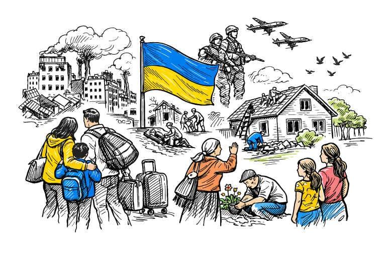 Over 1.6 million Ukrainians returned home to frontline areas despite Russian attacks, report shows