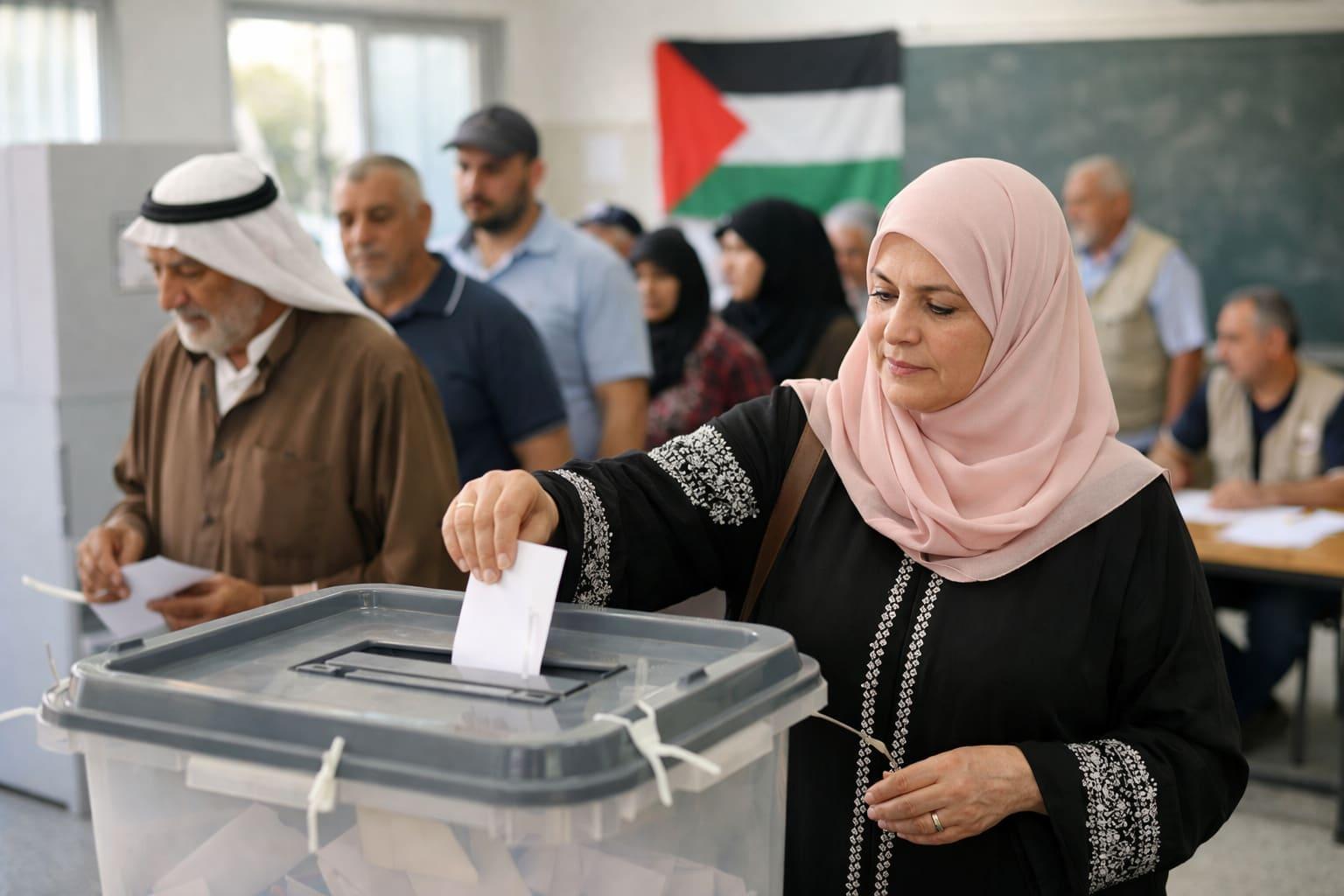Palestinians vote in municipal elections in Gaza, West Bank