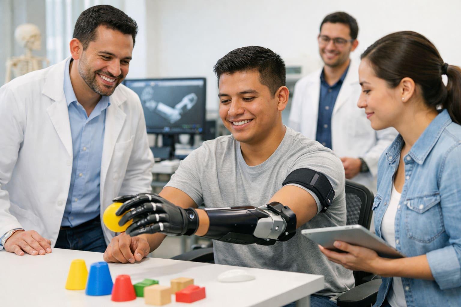 Researchers unveil user-friendly robotic arm in Mexico
