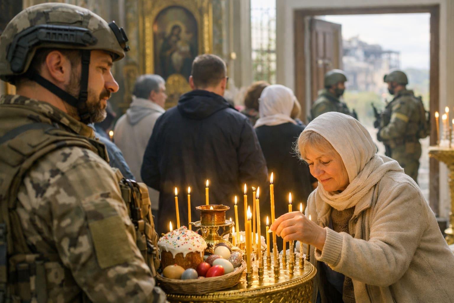 Russia and Ukraine agree to truce for Orthodox Easter