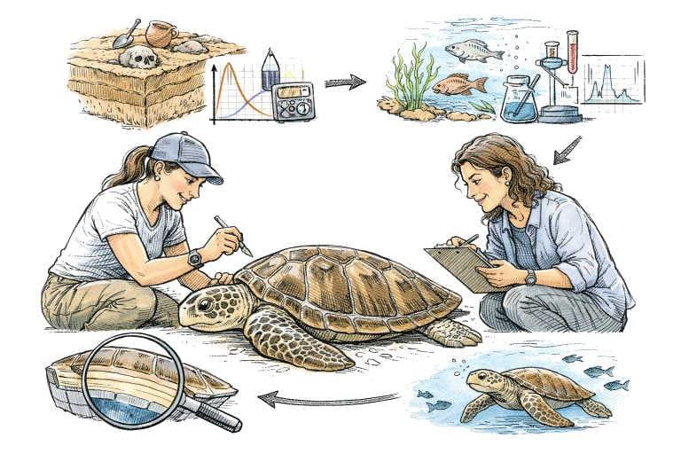 Sea Turtle Shells Serve as Biological Time Capsules for Ocean Change