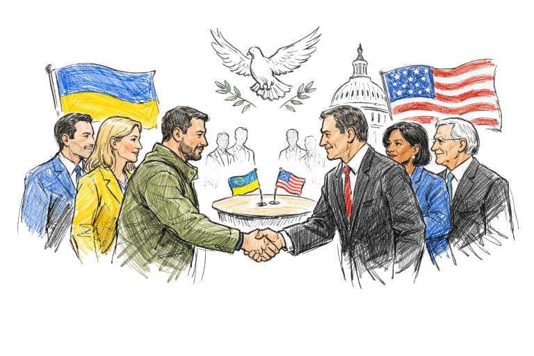 Ukrainian Officials Engage U.S. in Peace Negotiations