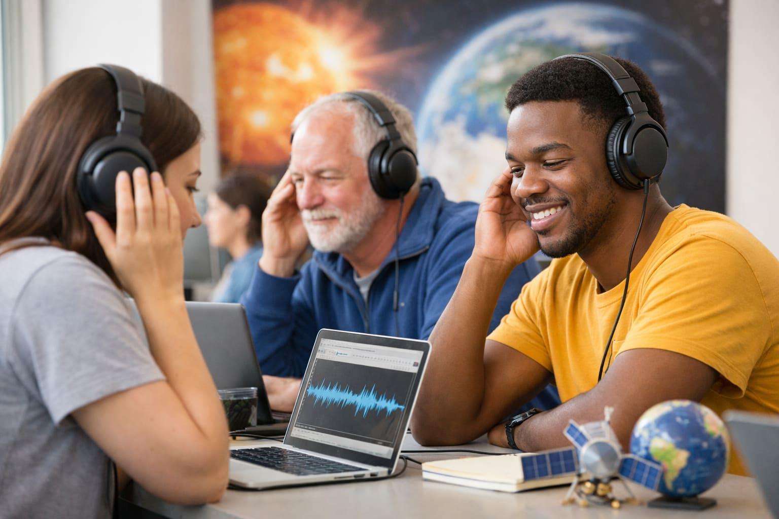 Volunteers Discover Rare Space Weather Events Using Their Ears